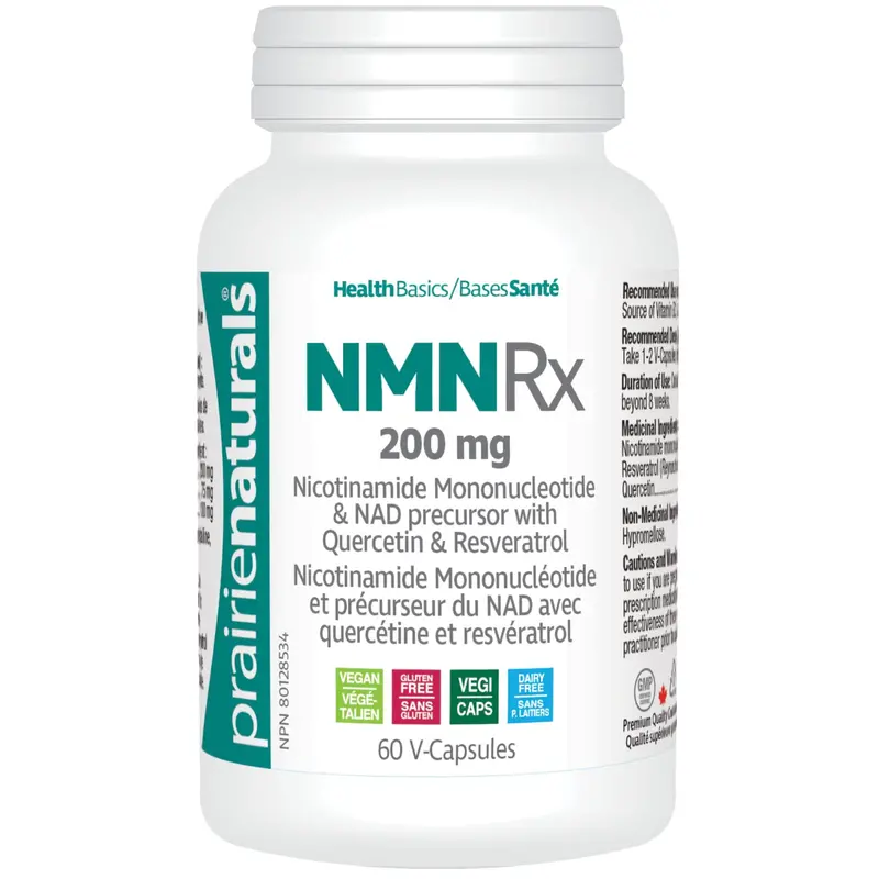 Prairie Naturals Nmn Rx 200 Mg – Advanced Cellular Support, 60 Capsules 1
