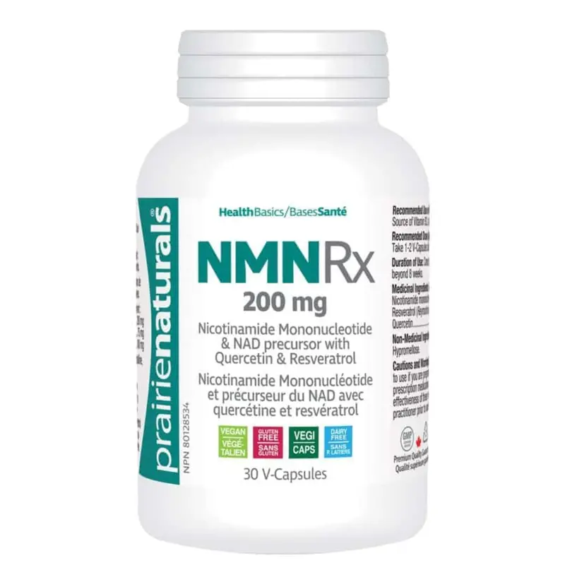 Prairie Naturals Nmn Rx 200 Mg – Premium Nad+ Precursor, 30 Capsules 1