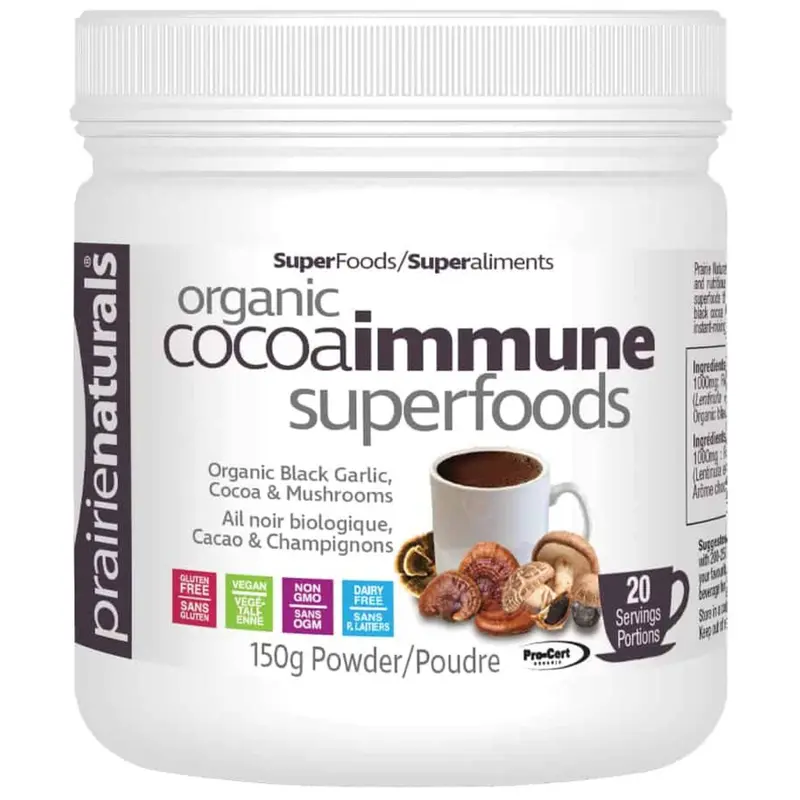 Prairie Naturals Organic Cocoaimmune Antioxidant Superfood Powder – 150 G 1