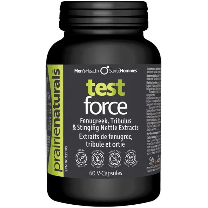 Prairie Naturals Test-Force – 60 Capsules Hormone Support Supplement 1
