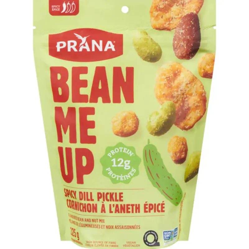 Prana Bean Me Up Spicy Dill Pickle Plant-Based Snack – 325G 1