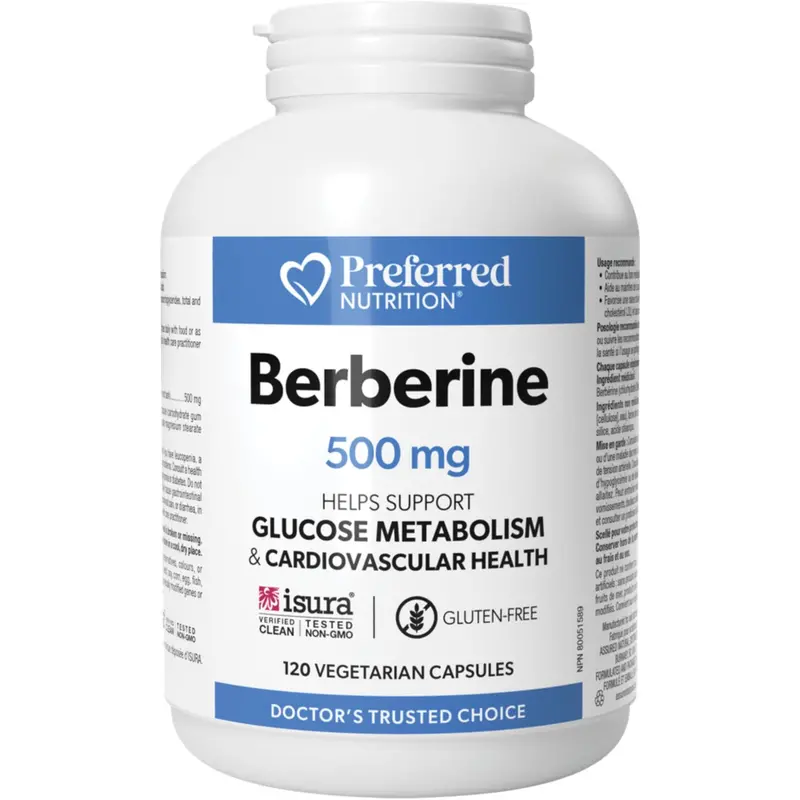 Preferred Nutrition Berberine Hcl 500Mg – 120 Capsules 1