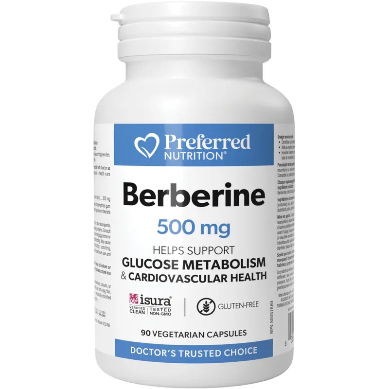 Preferred Nutrition Berberine Hcl 500Mg – 90 Capsules 1