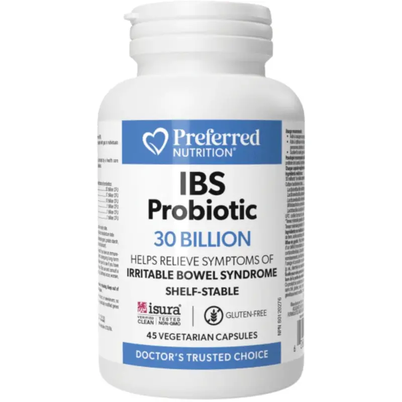 Preferred Nutrition Ibs-Support Probiotic 30 Billion Cfu – 45 Capsules 1