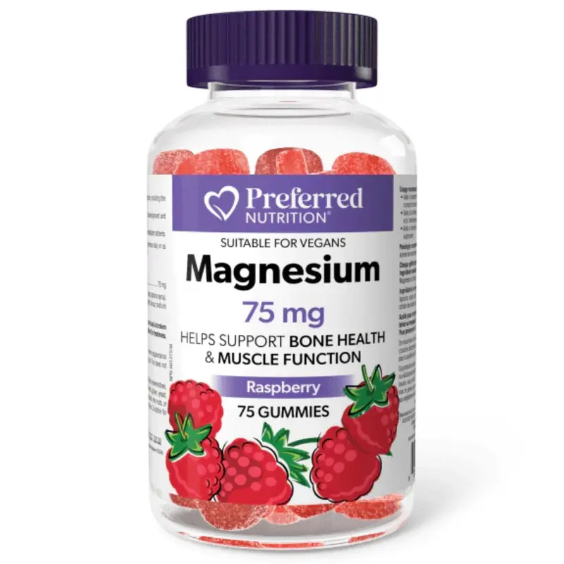 Preferred Nutrition Magnesium Citrate Gummies – 75 Count 1