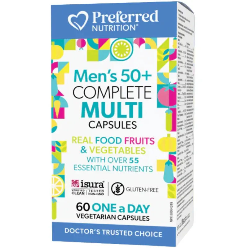 Preferred Nutrition Men’S 50+ Multivitamin – 60 Tablets 1