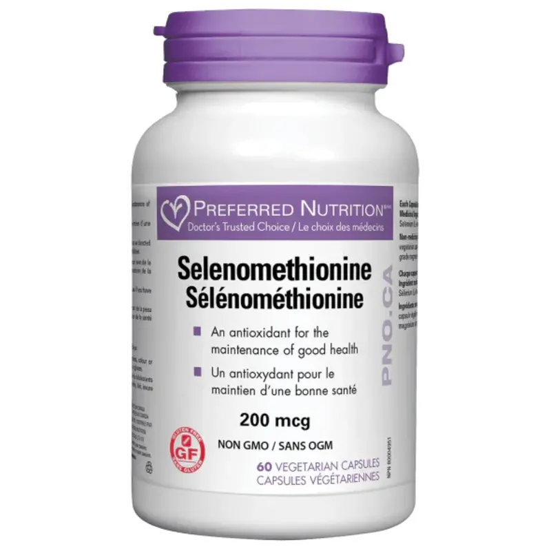Preferred Nutrition Selenomethionine 200 Mcg Dietary Supplement – 60 Capsules 1