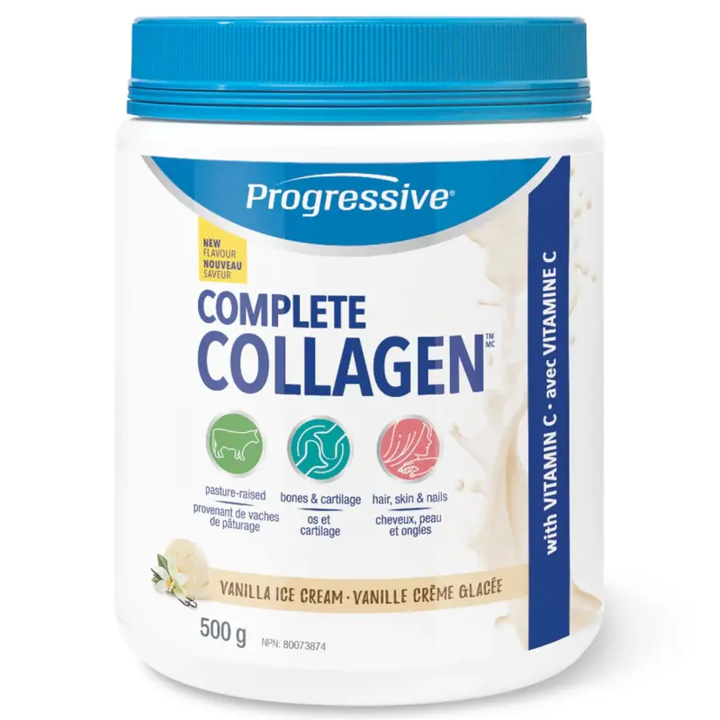 Progressive Complete Collagen Powder – Vanilla Flavor, 500G 1