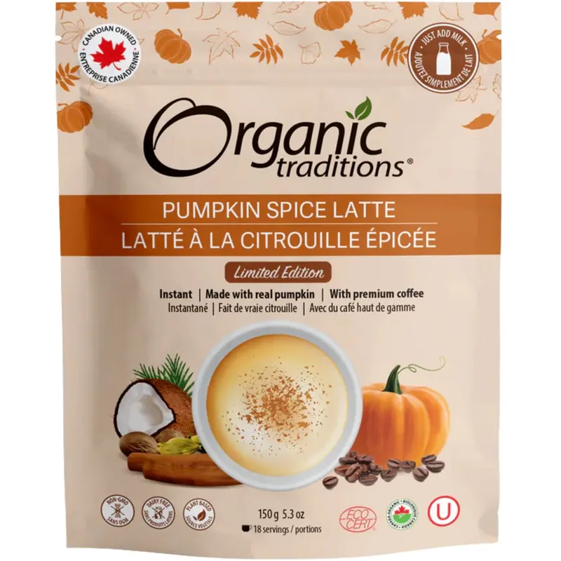Pumpkin Spice Latte Mix – Organic, 150G 1