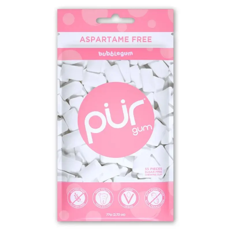 Pur Bubblegum Sugar-Free Chewing Gum (77G) 1