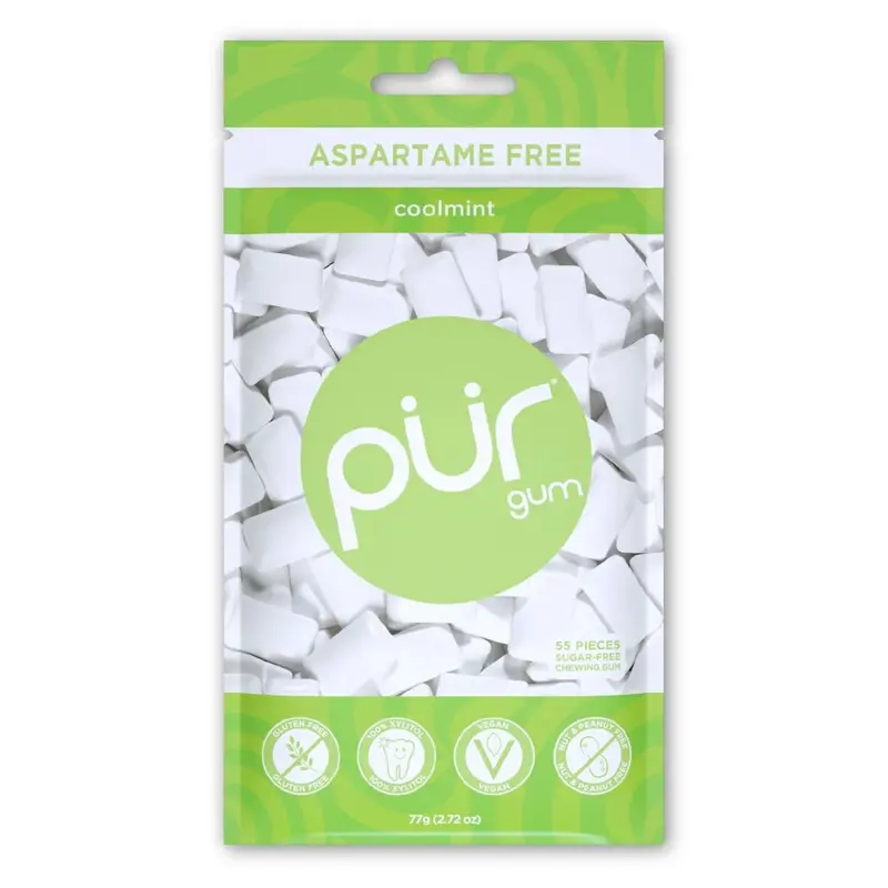 Pur Coolmint Sugar-Free Gum – 77G Pack 1