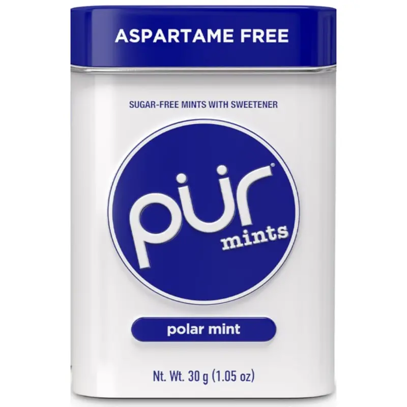 Pur Polar Mint Sugar-Free Mints – Cool Peppermint Variant, 30G Eco-Friendly Tin 1