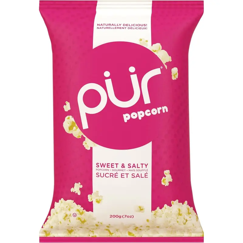 Pur Popcorn Sweet & Salty Kettle-Cooked Popcorn – 200G 1
