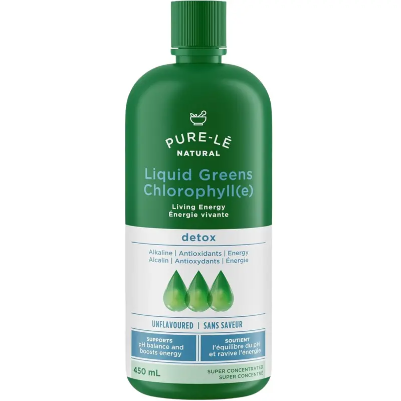 Pure-Le Naturals Liquid Greens Chlorophyll – Unflavoured, 450 Ml 1