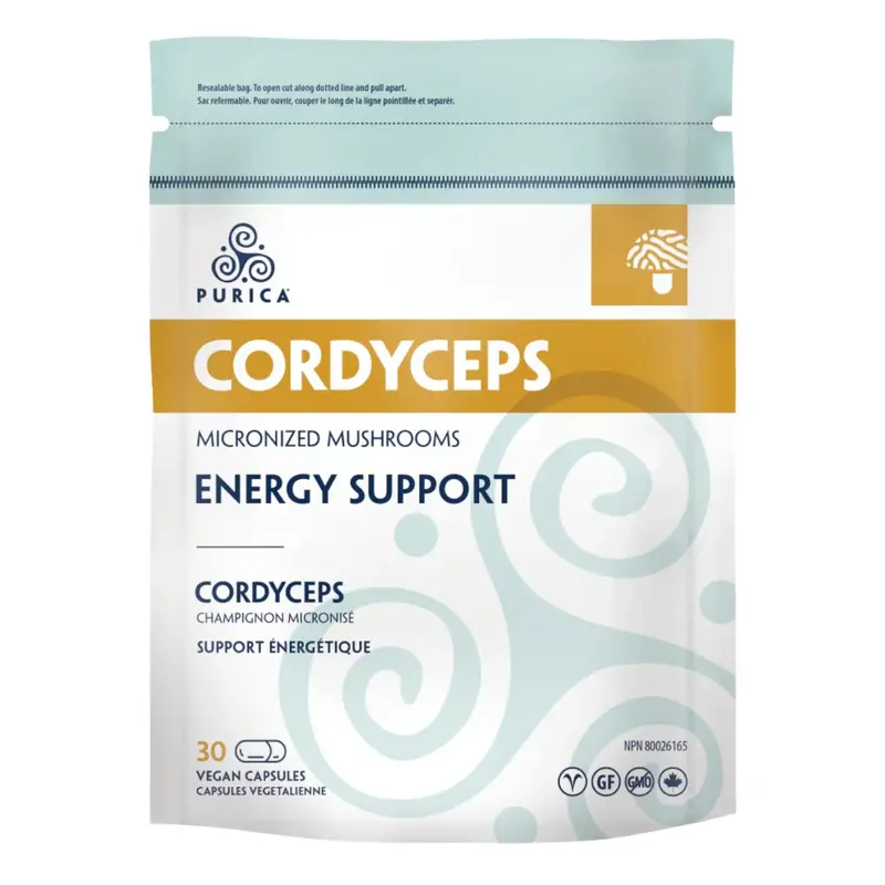 Purica Cordyceps Mushroom Capsules – 30 Count Energy & Endurance Support 1