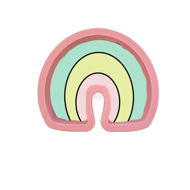Rainbow Marshmallow-Shaped Cookie Cutter 1