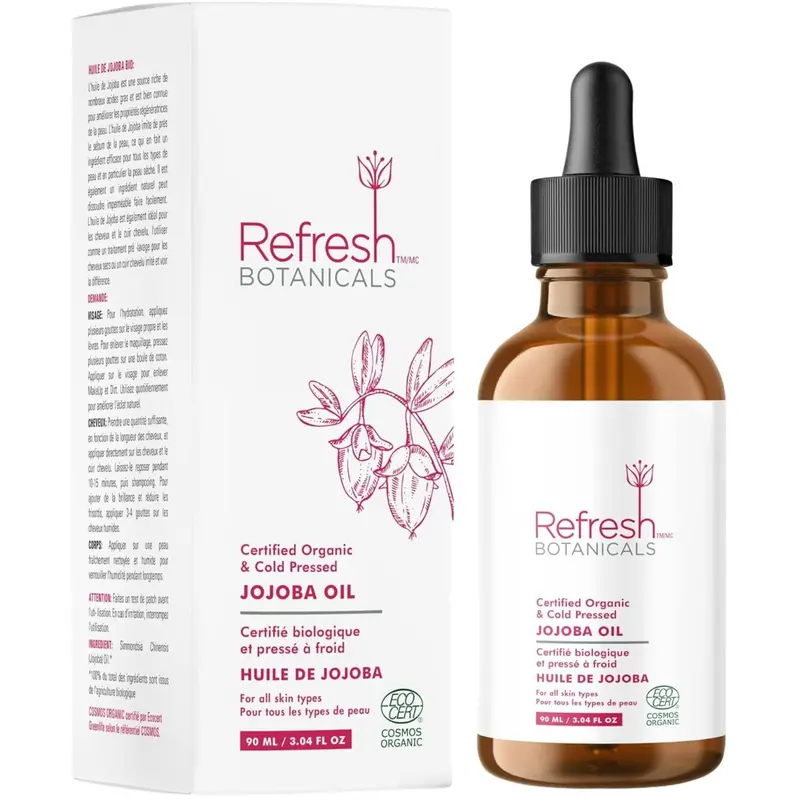 Refresh Botanicals Pure Jojoba Oil For Face & Body, 90 Ml 1