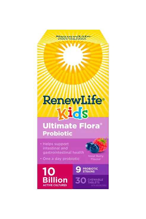Renew Life Ultimate Flora Kids Probiotic – 10 Billion Cfu, 30 Gummies 1