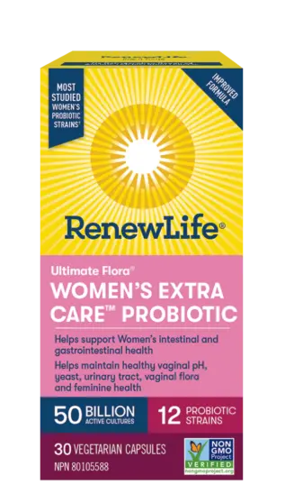 Renew Life Ultimate Flora Women’S Probiotic – 50 Billion Cfu, 30 Capsules 1