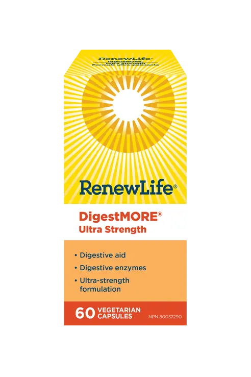Renewlife Digestmore Ultra Strength Digestive Enzymes (60 Capsules) 1