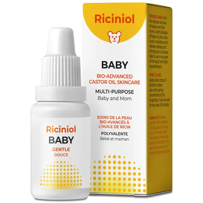 Riciniol Baby Bio-Advanced Castor Oil – Mild Formula For Sensitive Skin, 15Ml 1