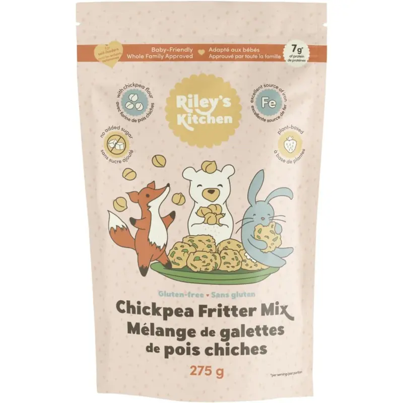 Riley'S Kitchen Chickpea Fritter Mix – Grain-Free, Plant-Based 1