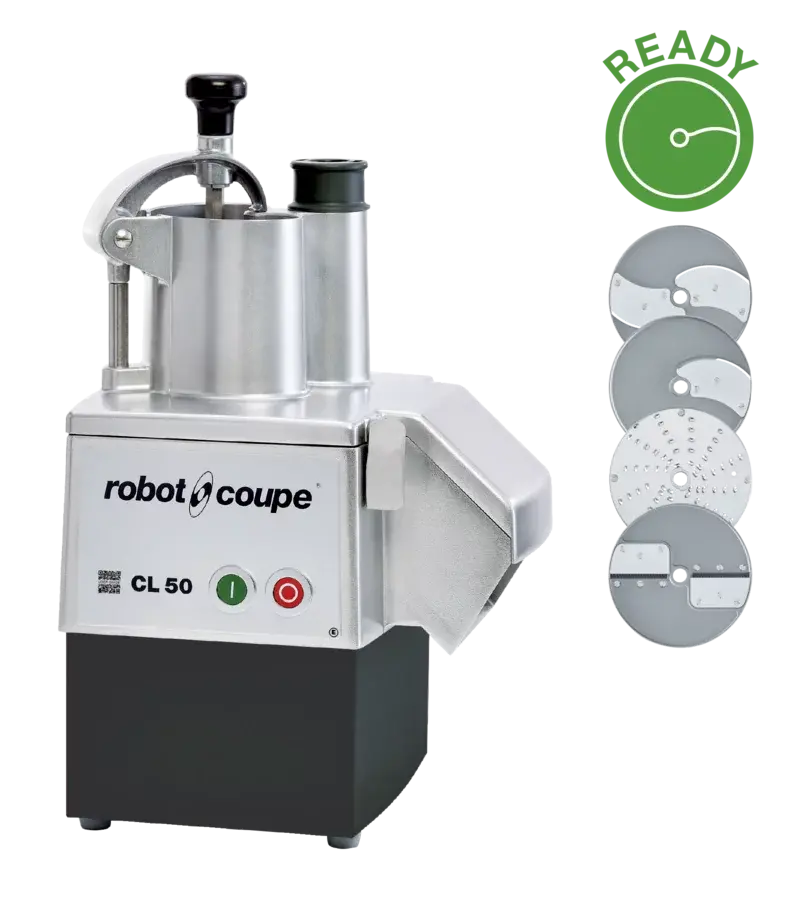 Robot Coupe Cl 50 Prep Ready Pack – 4-Disc Vegetable Preparation System 1