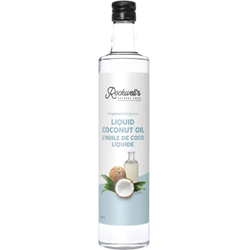 Rockwell'S Organic Liquid Coconut Oil – Cold-Pressed, Unrefined (500 Ml) 1