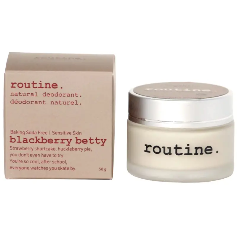 Routine Aluminum-Free Deodorant: Blackberry Betty – 58G Baking Soda-Free Formula 1