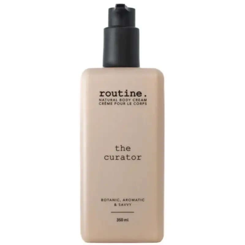 Routine Botanic Body Cream: The Curator – 350Ml Nourishing Moisturizer 1