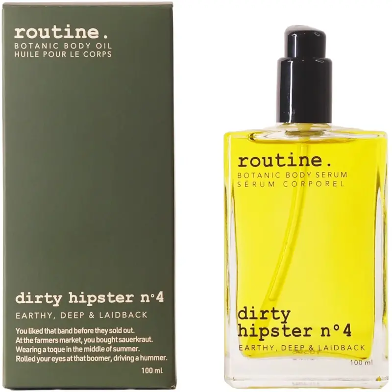 Routine Botanic Body Oil – Dirty Hipster Blend, Earthy 100Ml 1