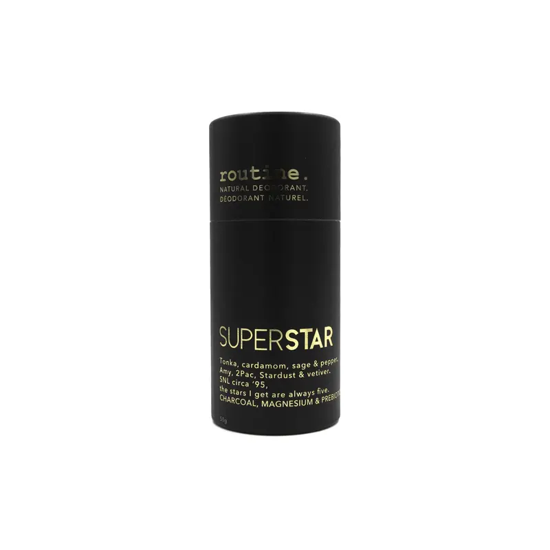Routine Superstar Natural Deodorant Stick – Aluminum-Free, 50G 1