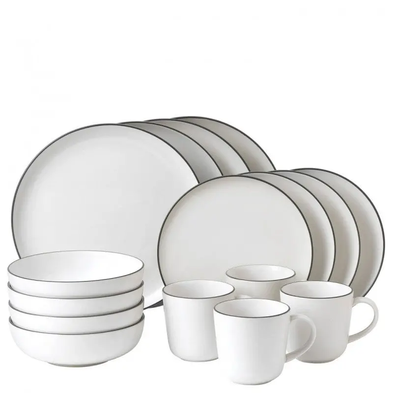 Royal Doulton Bread Street White 16-Piece Dinnerware Set 1