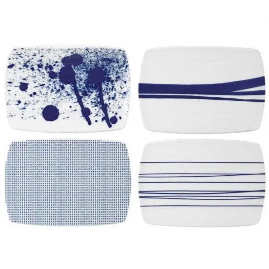 Royal Doulton Pacific Blue Serving Boards – 20Cm Set Of 4 1
