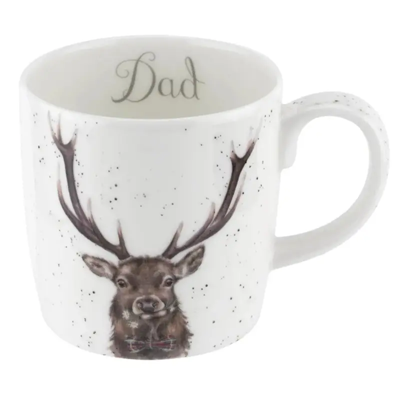 Royal Worcester Wrendale Stag-Design 14Oz Mug For Dad 1