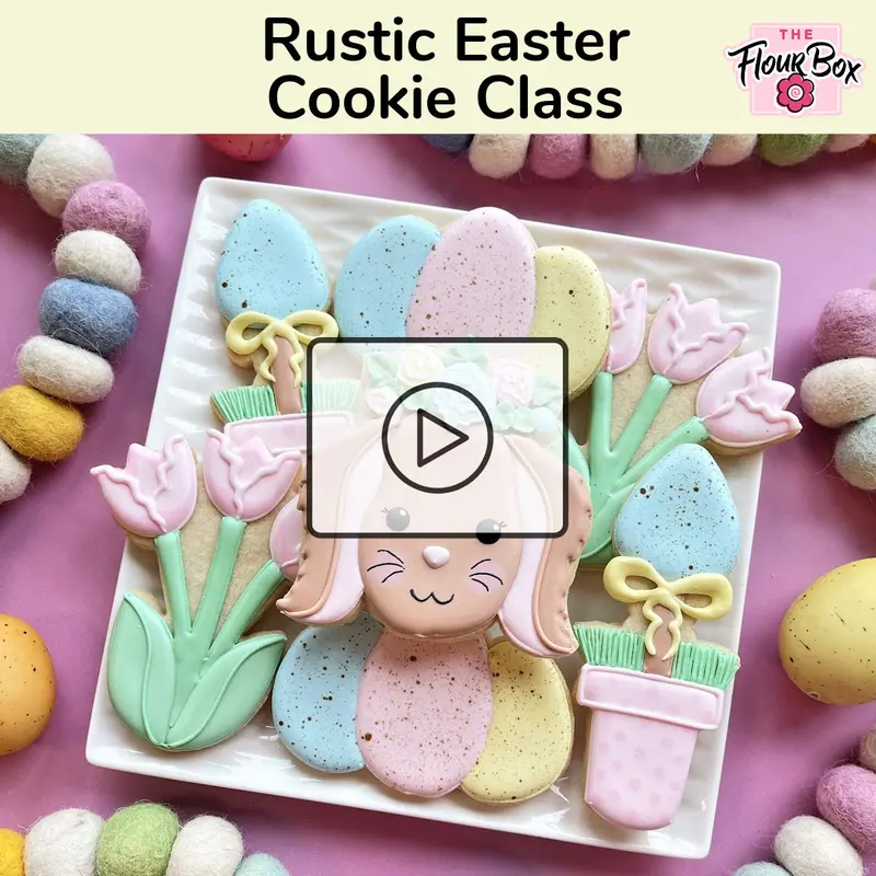 Rustic Easter Cookie Decorating Class – On-Demand Video Workshop 1