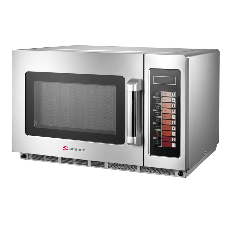 Sammic 1800W Ceramic-Base Static Microwave Oven With Shelf Kit 1