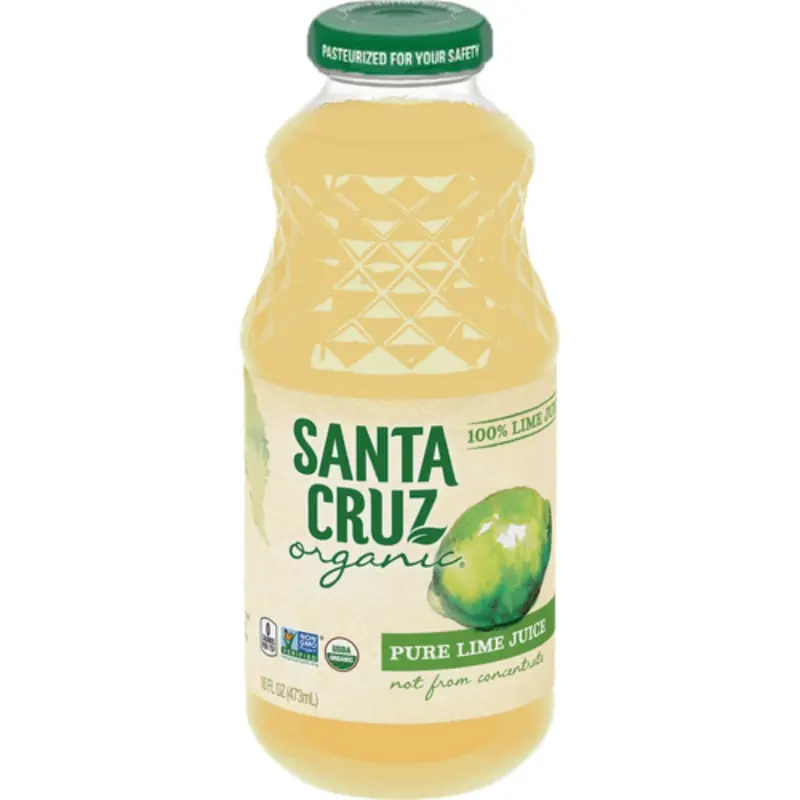 Santa Cruz Organic Pure Lime Juice – 473 Ml Cold-Pressed, 100% Juice 1