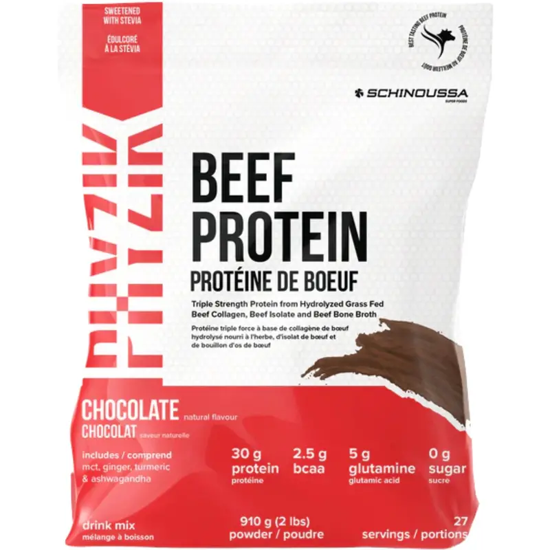 Schinoussa Grass-Fed Beef Protein Powder – Chocolate, 910G 1