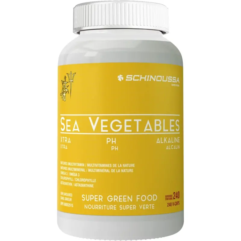 Schinoussa Pure Sea Vegetable Capsules – Clean Formula, 240 Count 1