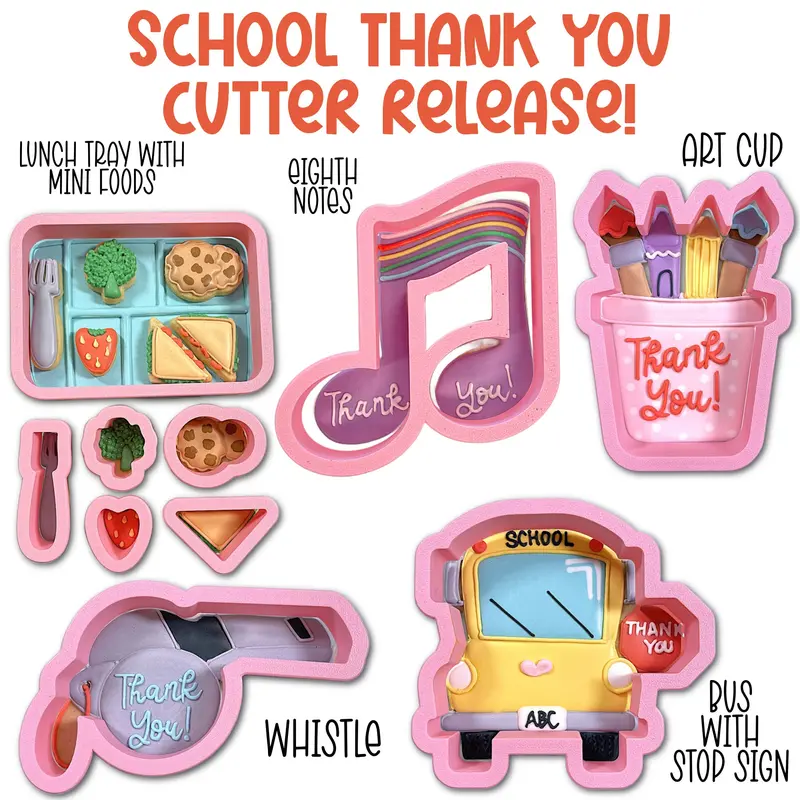School Appreciation Cookie Cutter Collection 1