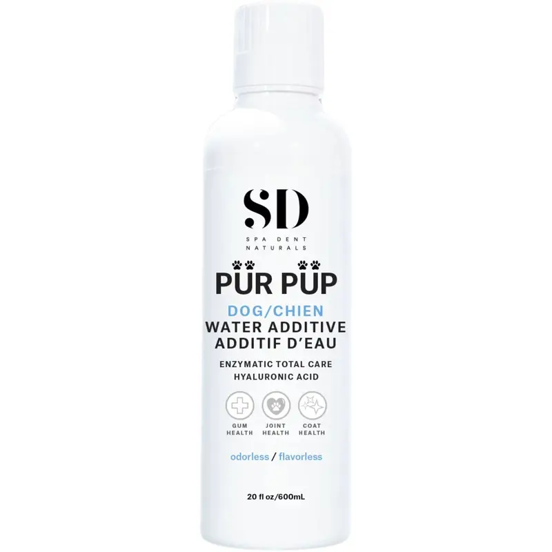 Sd Naturals Pur Pup Water Additive For Pets – Enzymatic Oral Care + Hyaluronic Acid, 600Ml 1