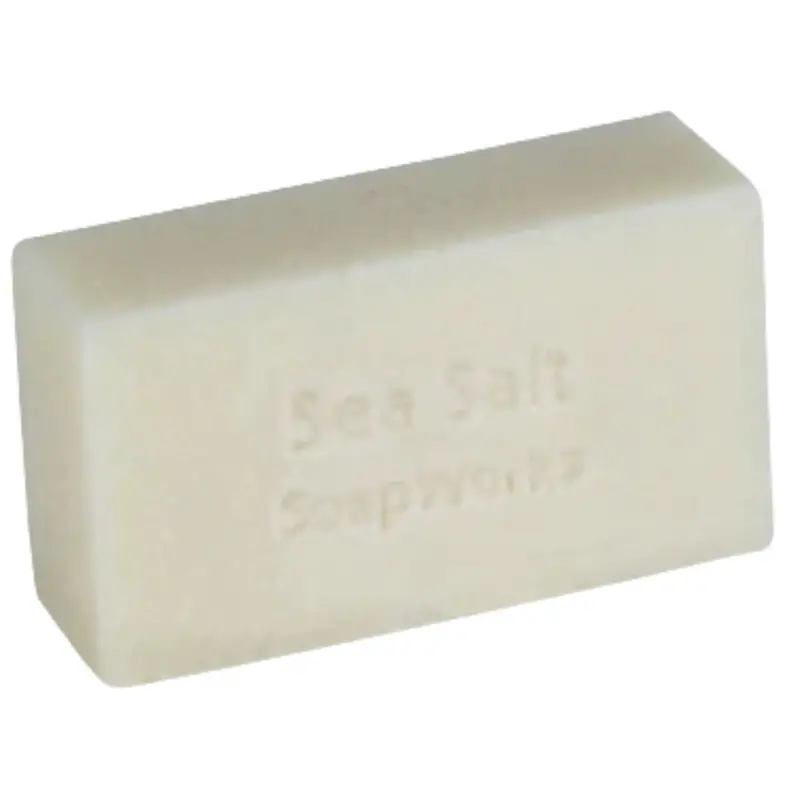 Sea Salt Bar Soap – The Soap Works Natural Cleansing Bar (110G) 1