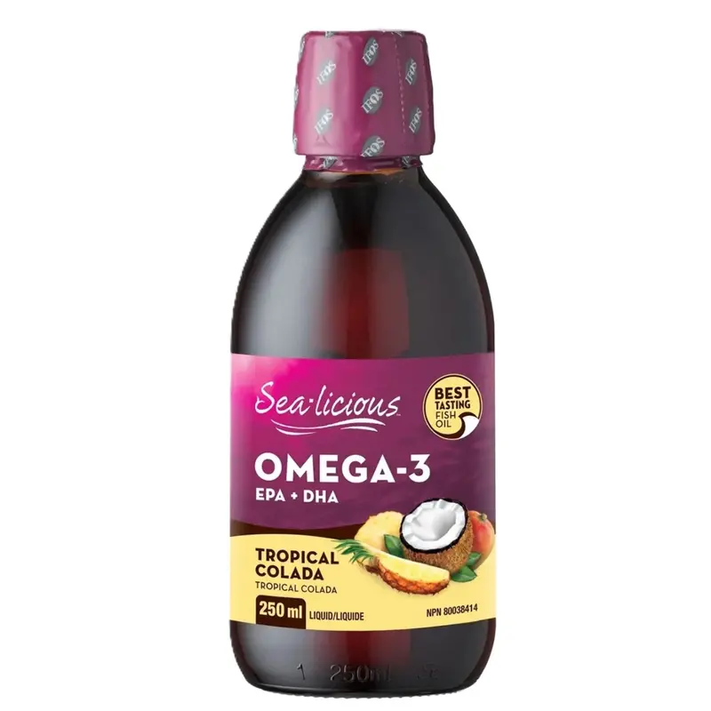 Sealicious Omega-3 Epa & Dha Drink — Tropical Colada Flavor (250 Ml) 1