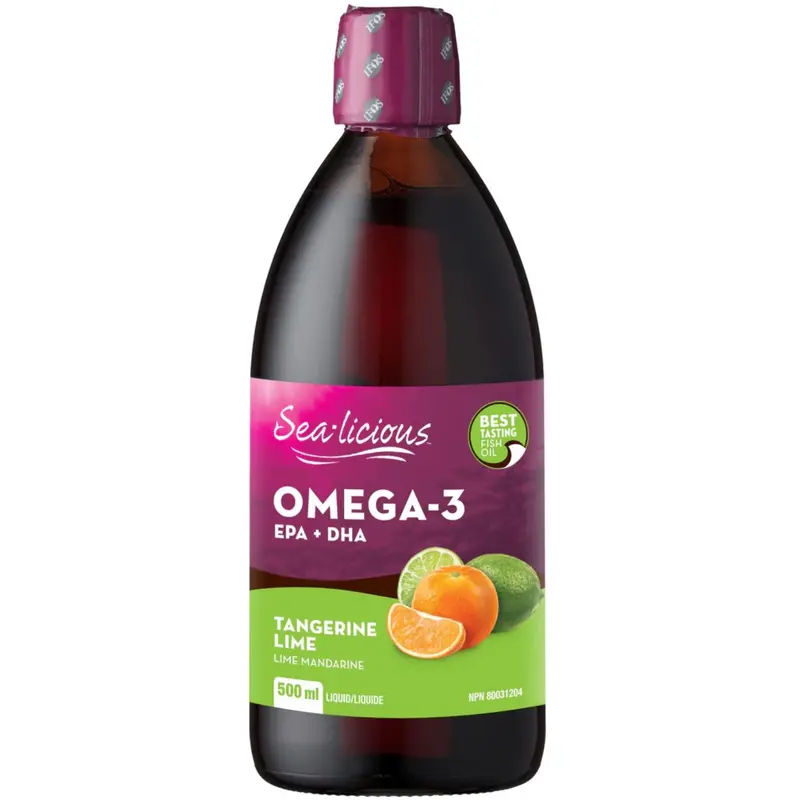 Sealicious Omega-3 Epa & Dha Tangerine Lime Liquid (500Ml) 1