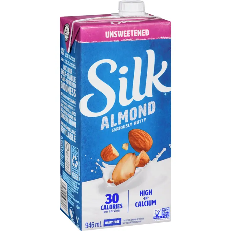 Silk Unsweetened Original Almond Milk (946Ml) 1