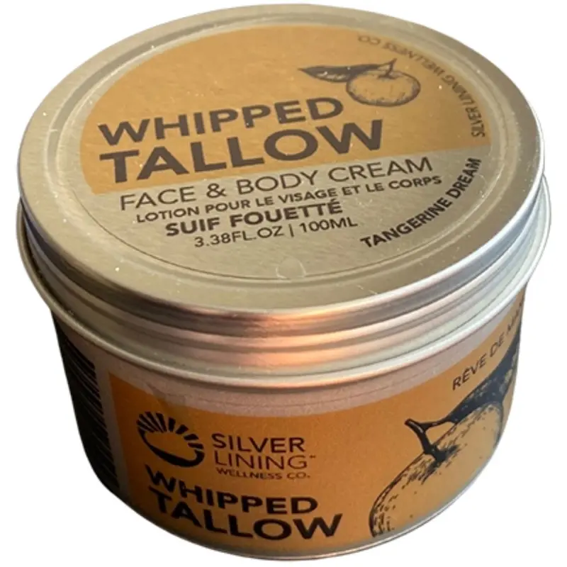 Silver Lining Wellness Whipped Tallow Body Butter In Tangerine Dream Scent – 100 Ml 1