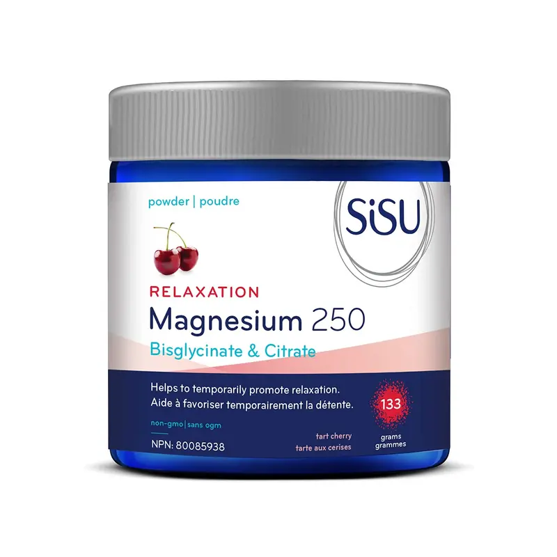 Sisu Magnesium Relax Formula With Tart Cherry Extract – 250Mg, 133G 1