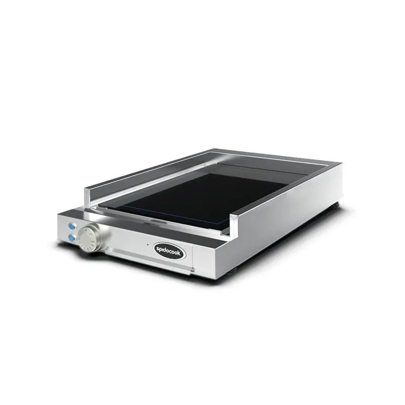 Spidocook Spe-Sp200 Glass-Ceramic Electric Contact Grill – Compact Dual-Plate Design 1