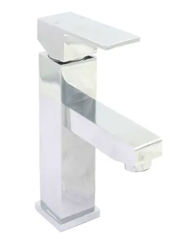 Square Chrome Basin Mixer Tap – Contemporary Design 1
